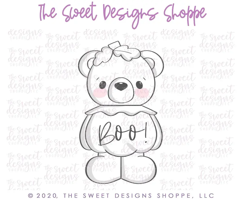 Pumpkin Bear - Cookie Cutter