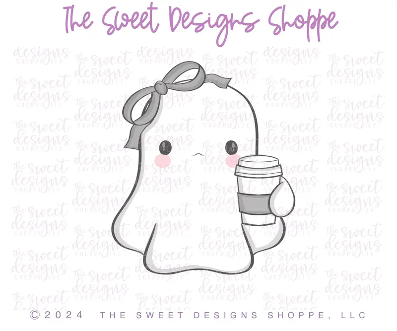 Pumpkin Spice Ghost - Cookie Cutter