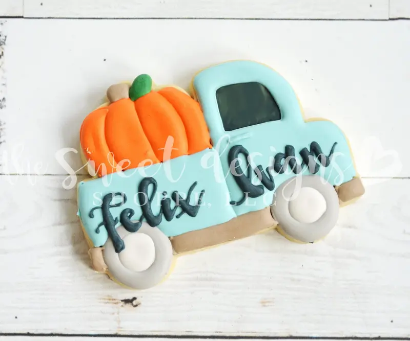 Pumpkin Truck - Cookie Cutter