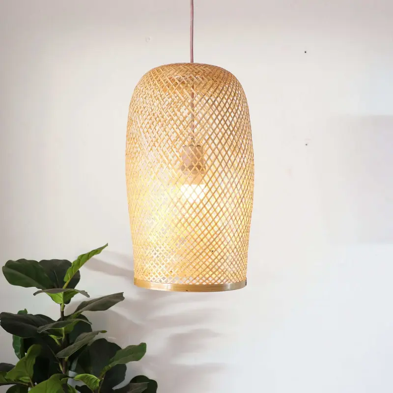 Punna - Bamboo Pendant Light Shade By Thaihome
