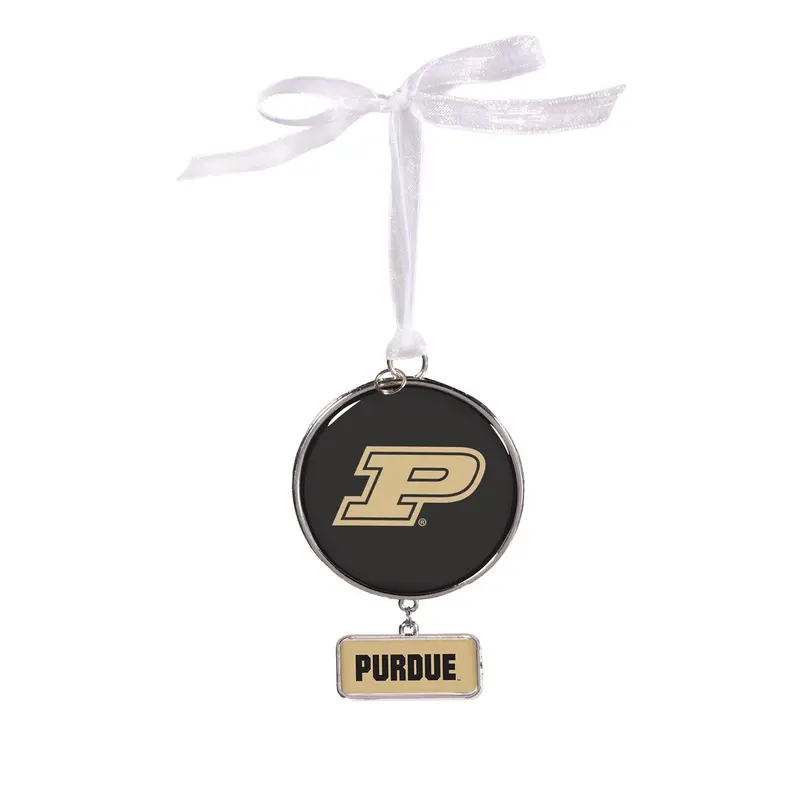 Purdue University Shaped Metal Ornament