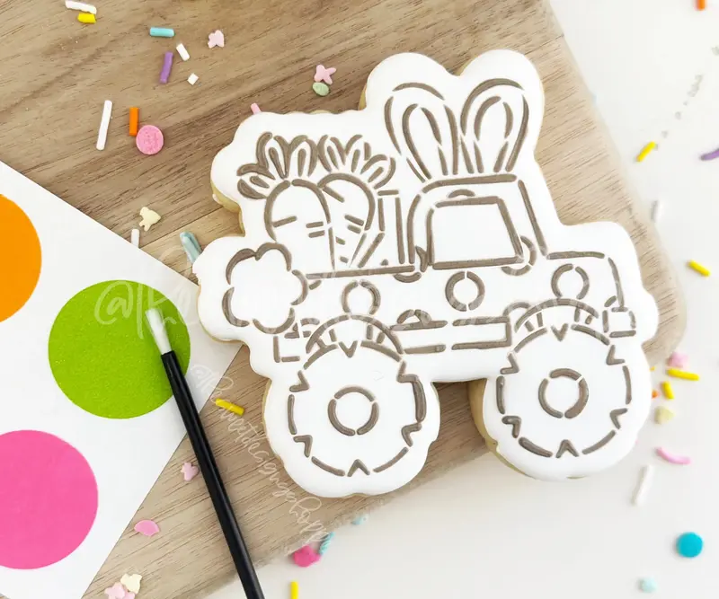 PYOC Cookie Cutter - Easter Monster Truck Cookie Cutter - Cookie Cutter Only