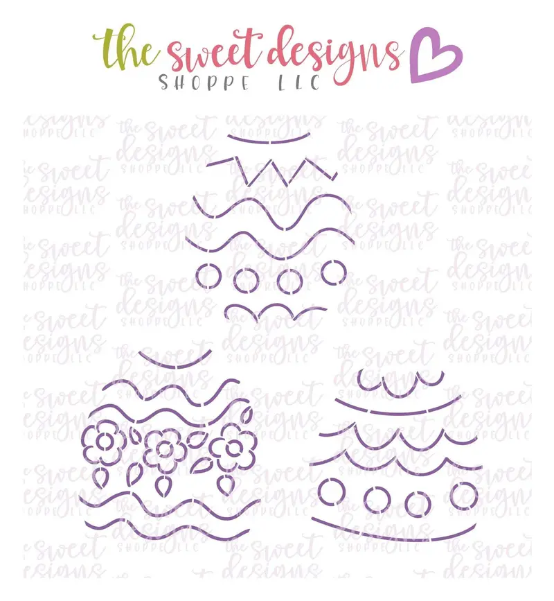 PYOC Easter Eggs (Set of 3) - Stencils