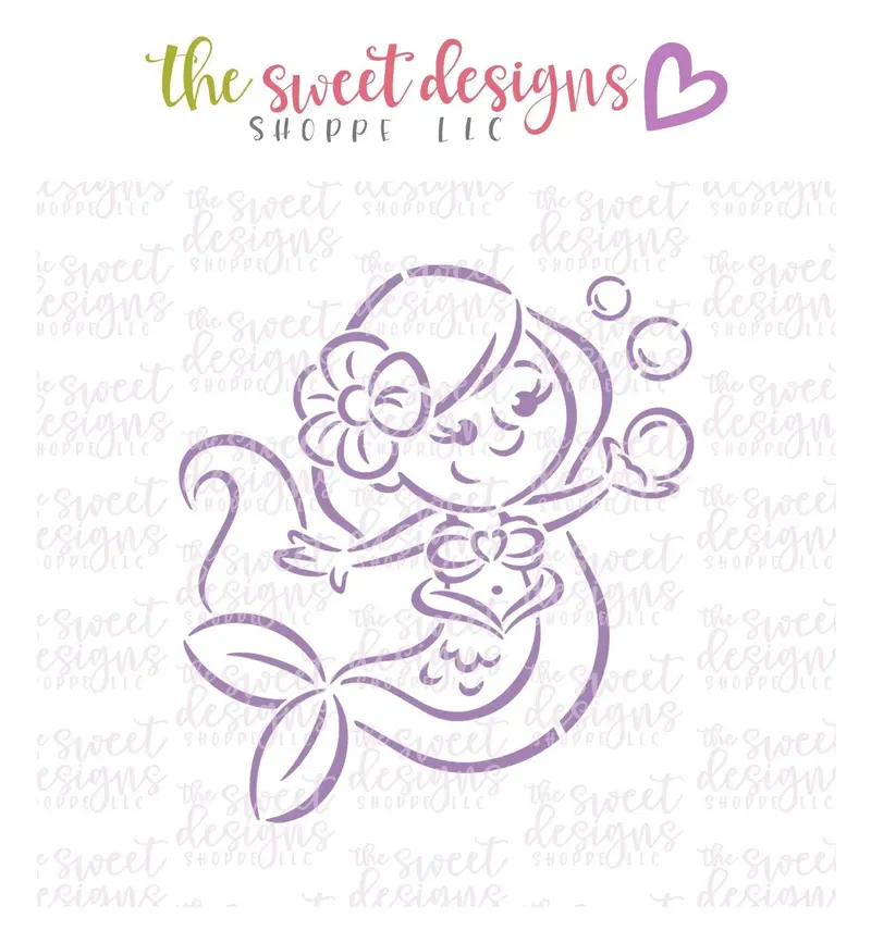 PYOC Stencil - Mermaid - Stencil