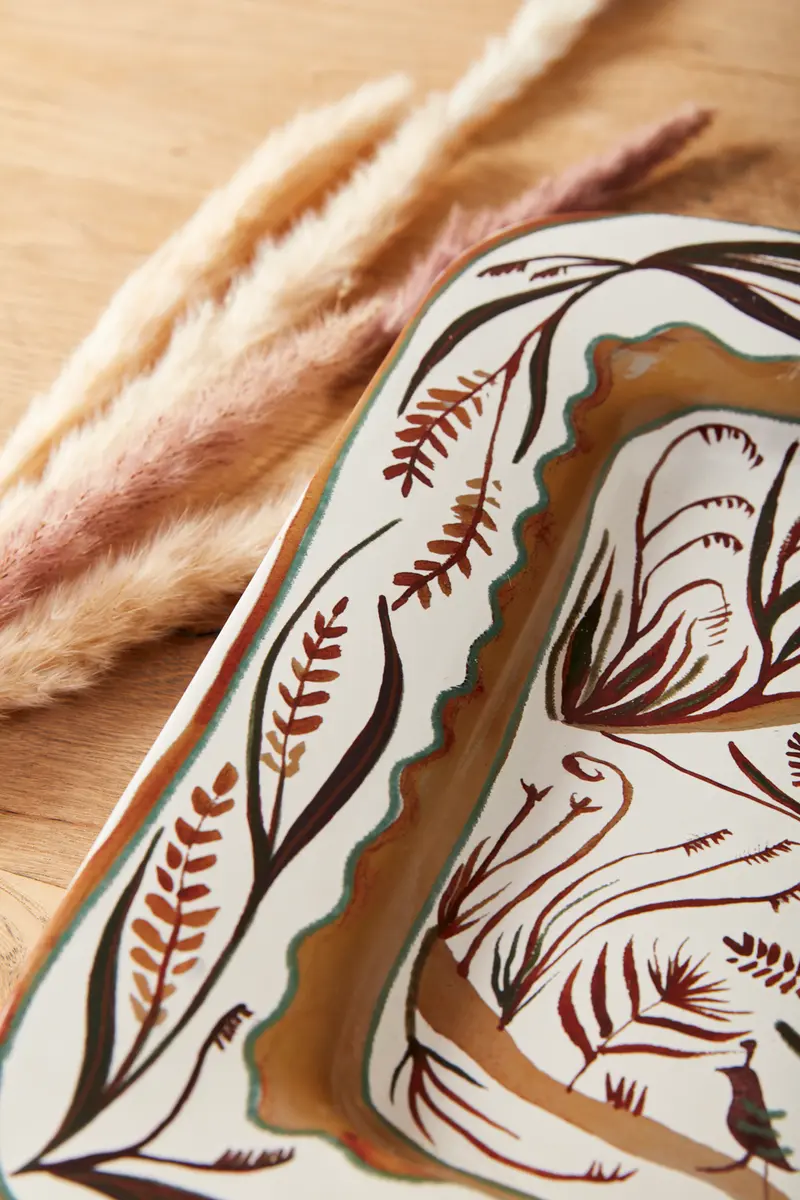 Quail's Run Platter By Accent Decor