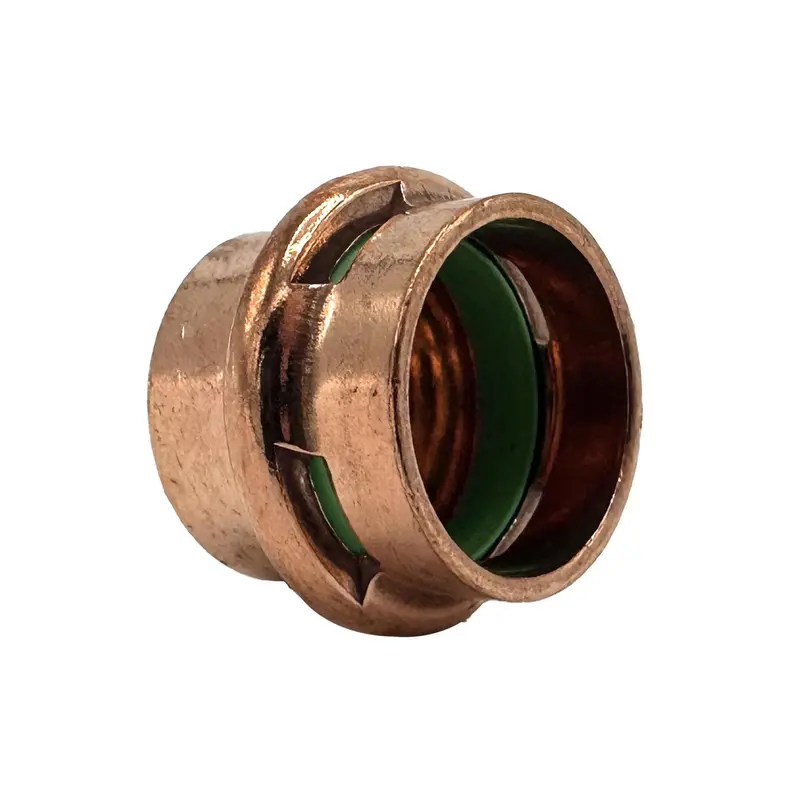 Quickfitting 1/2 in. Press in. Cap in. Copper Cap