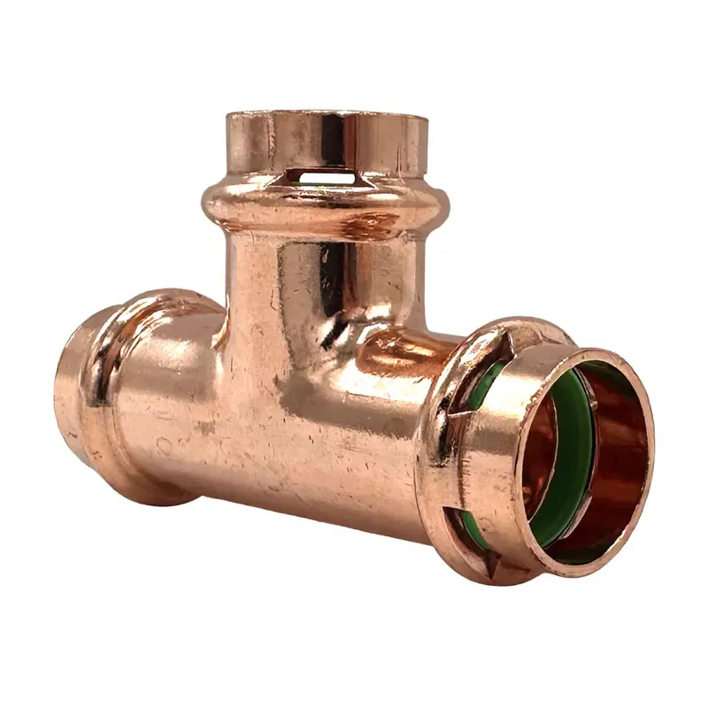 Quickfitting 3/4 in. Press in. X 3/4 in. D Press in. Copper Tee