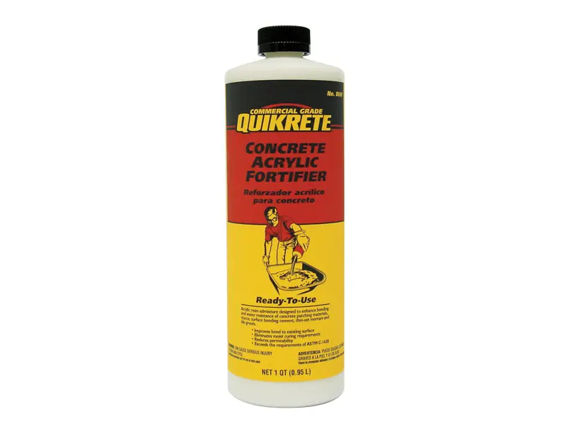 Quikrete Ready-to-Use White Indoor/Outdoor Concrete Sandable Acrylic Fortifier 1 qt. - Deal of The Week