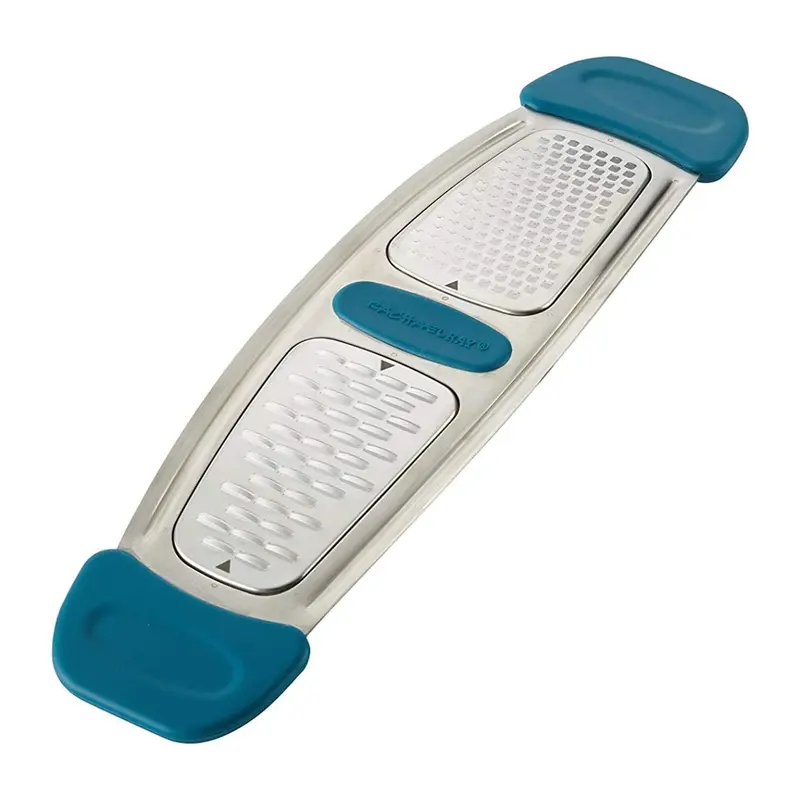 Rachael Ray Multi Stainless Steel Grater, Marine Blue
