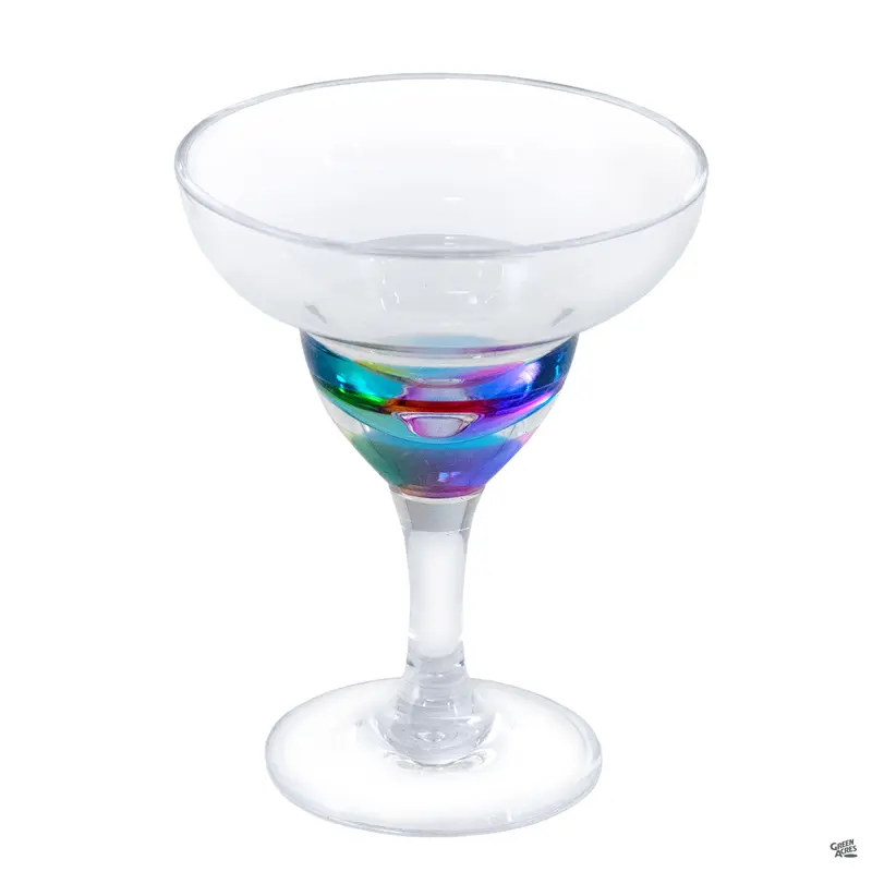 Rainbow Margarita Glass 11 oz