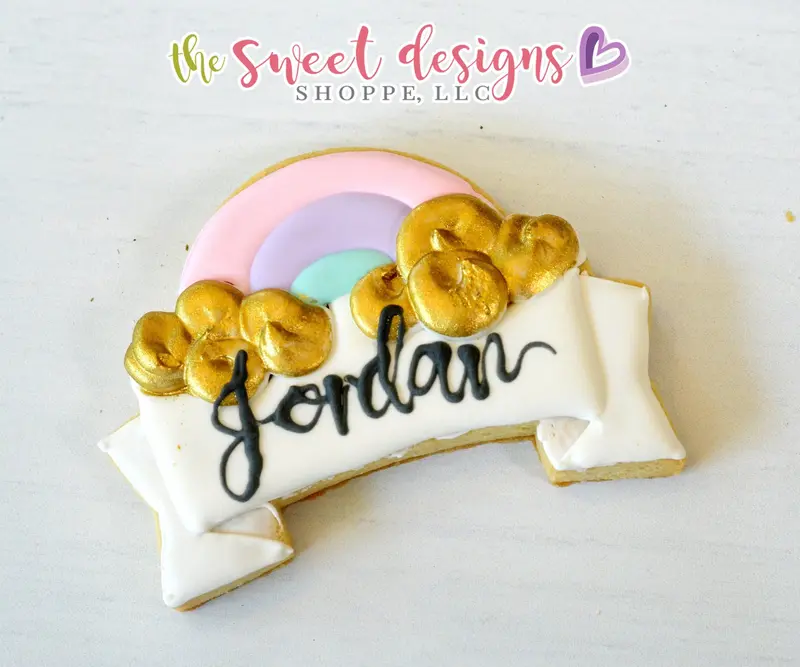 Rainbow Plaque - Cookie Cutter