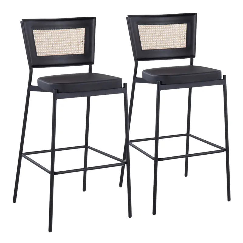 Rattan Tania Bar Stool - Set of 2 By LumiSource