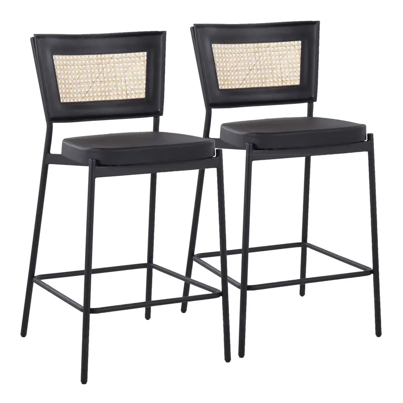 Rattan Tania Counter Stool - Set of 2 By LumiSource