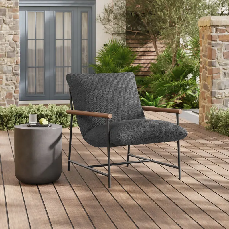 Raya Outdoor Patio Boucle Sling Lounge Chair by Modway