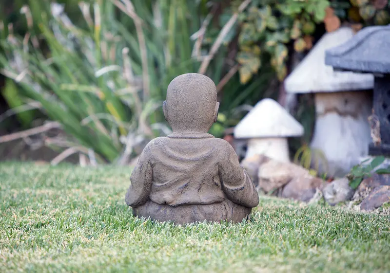 Reading Shaolin Monk Set of 2 By Garden Age Supply