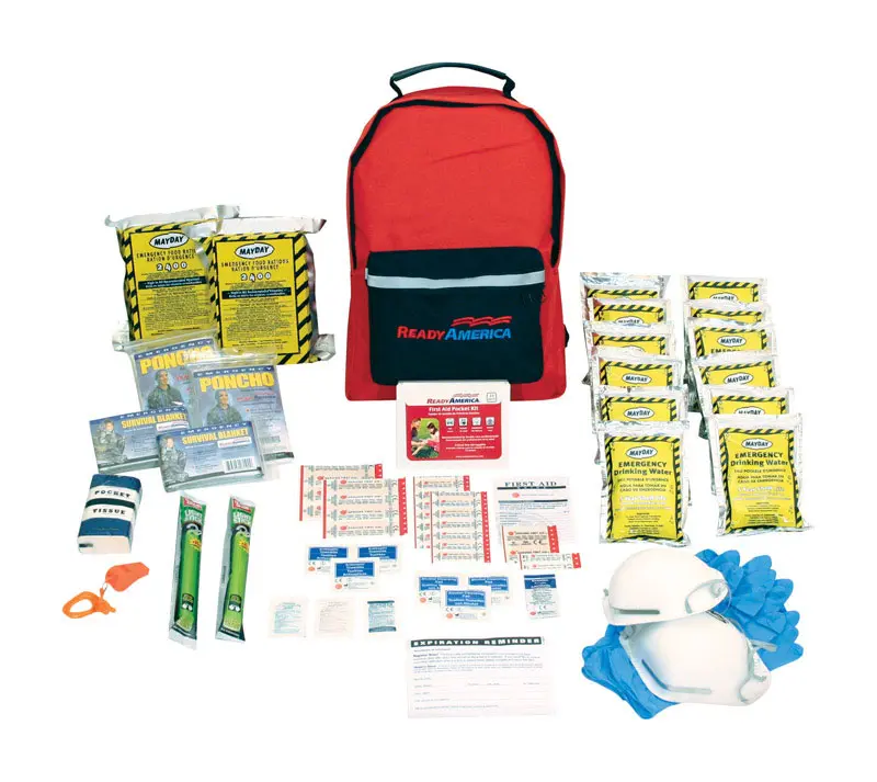 Ready America Ready America 12.5 x 9 x 5 in. Multicolored Emergency Kit 7.75 lb 33 pc - Open Box