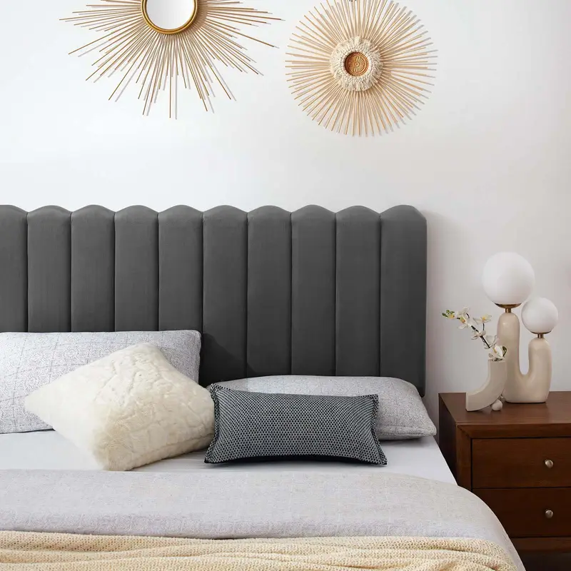 Reagan King Performance Velvet Platform Bed By Modway - MOD-7076