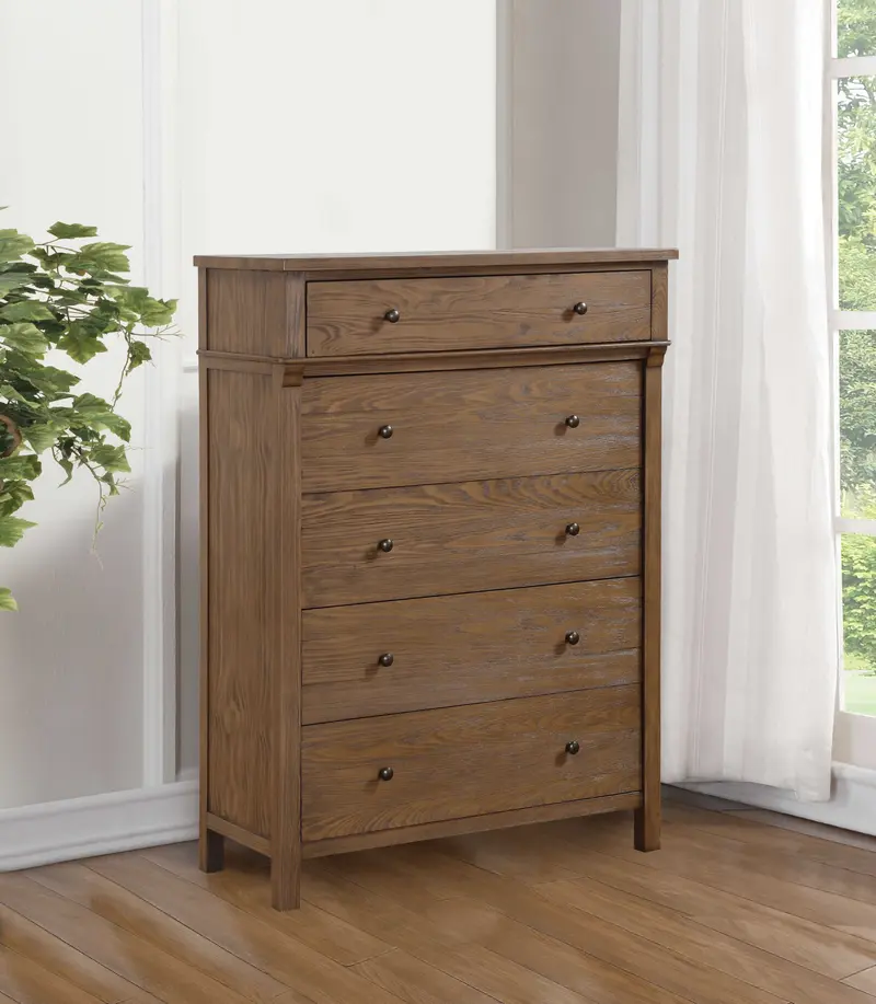 Reclaimed Oak Wood Chest By Homeroots - 347187