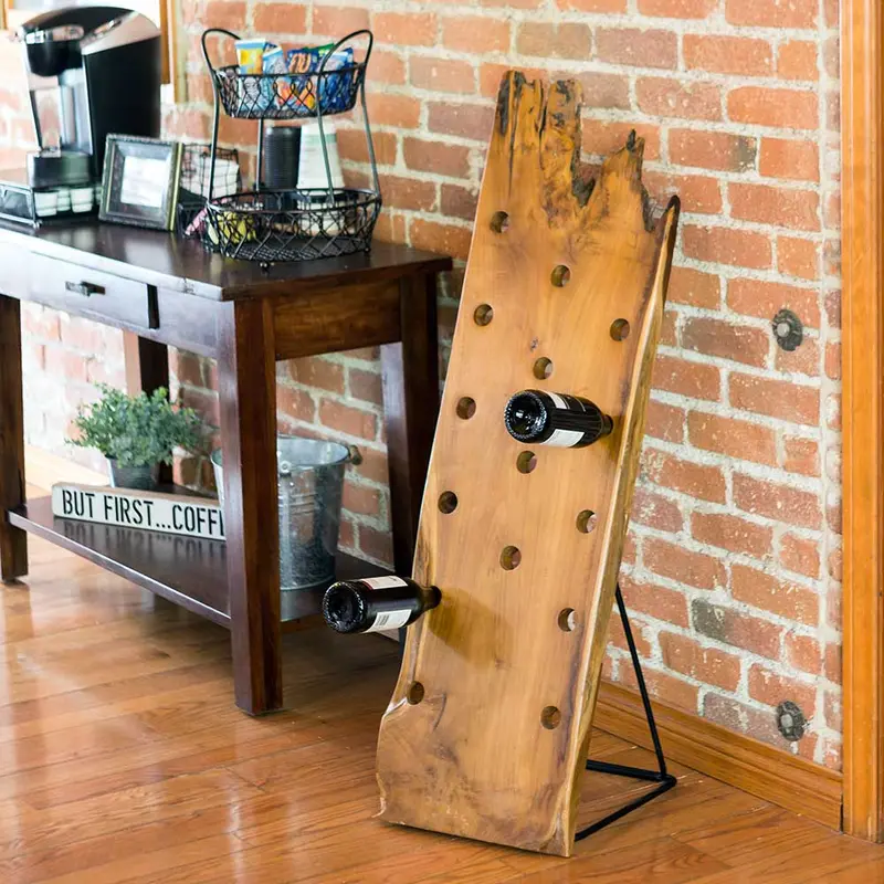 Reclaimed Teak Wine Rack By Garden Age Supply