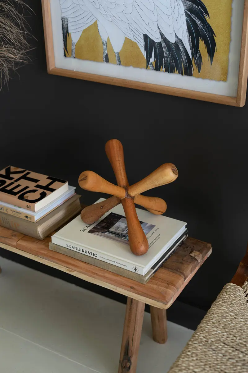 Reclaimed Wood Natural Jack Decor By Kalalou