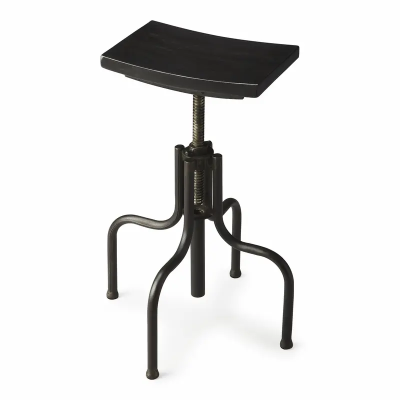 Reclaimed Wood Revolving Bar Stool By Homeroots