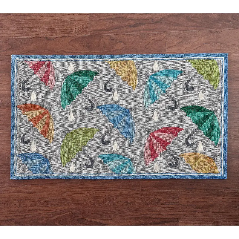 Rectangular Outdoor rug, Umbrellas