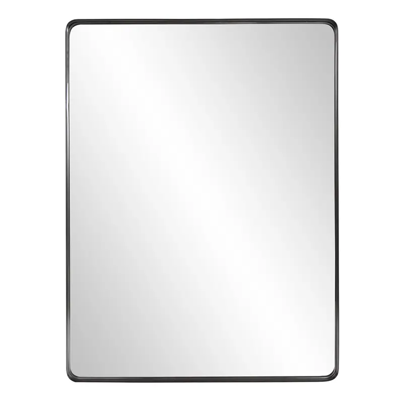 Rectangular Stainless Steel Frame with Brushed Black Finish By Homeroots
