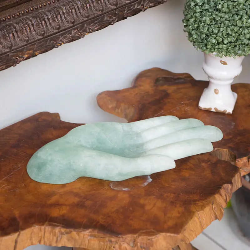 Recycled Glass Buddha Hand By Garden Age Supply