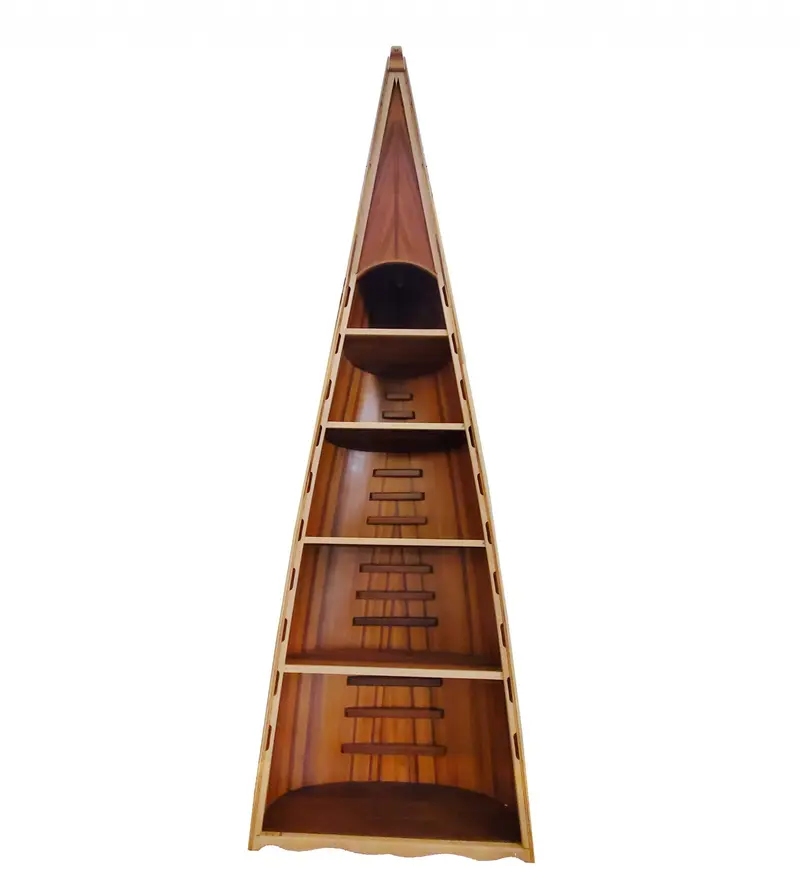 Red Cedar Canoe Book Shelf By Homeroots