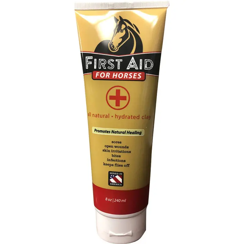Redmond First Aid for Horses Hydrated Clay Topical Care for Cuts Scrapes and Skin 8 oz