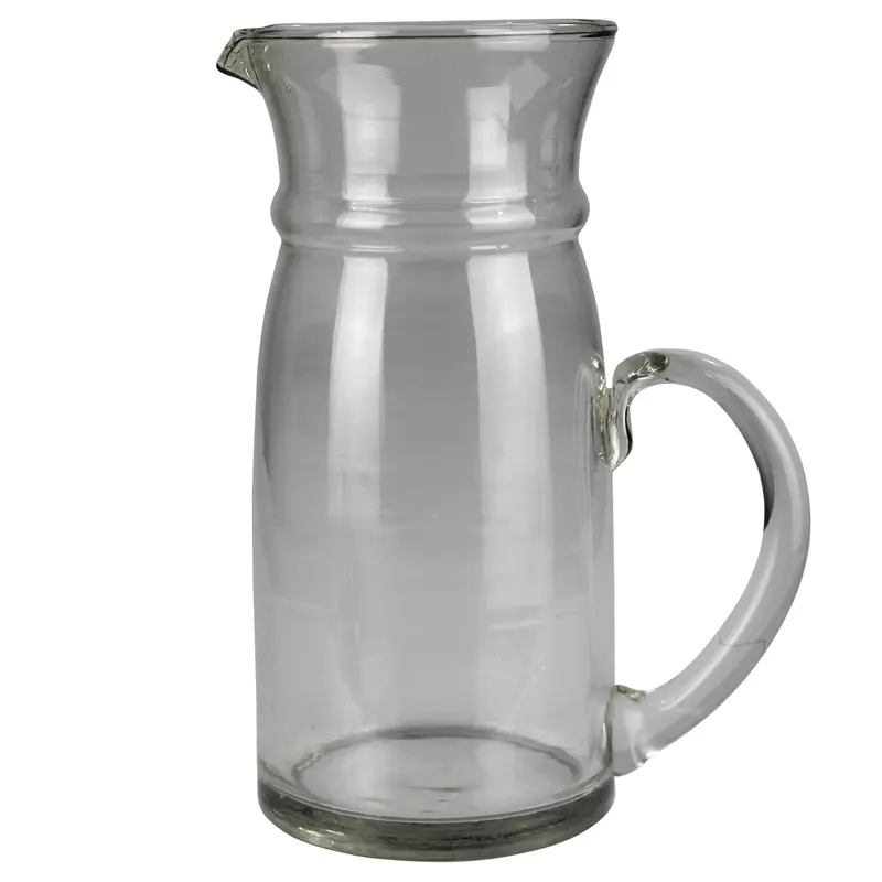 Reed Pitcher with Handle, Glass Set Of 2 By HomArt