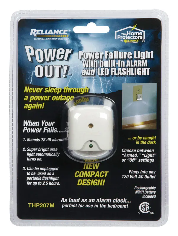 Reliance Controls Power Out 100 lm White LED Flashlight (Pack of 5) - Deal of The Week