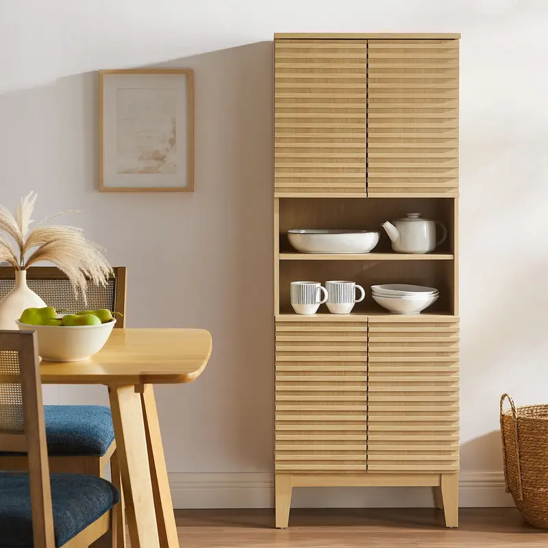 Render Tall Bathroom Storage Cabinet by Modway