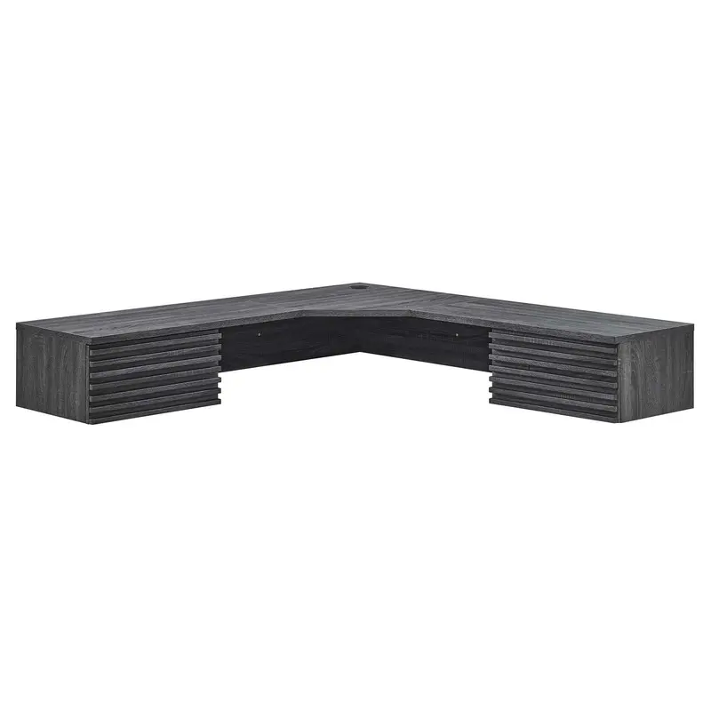 Render Wall Mount Corner Office Desk By Modway - EEI-6181