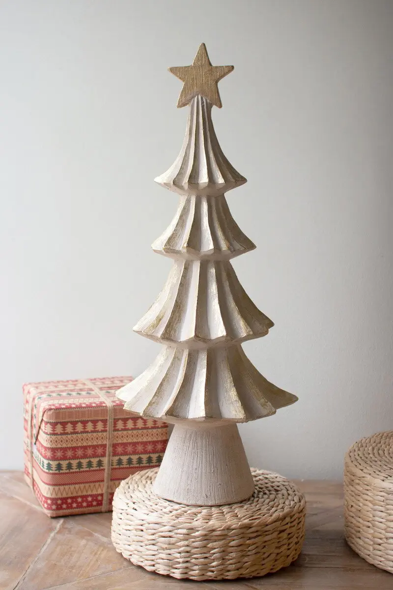 Resin Christmas Topiaries By Kalalou