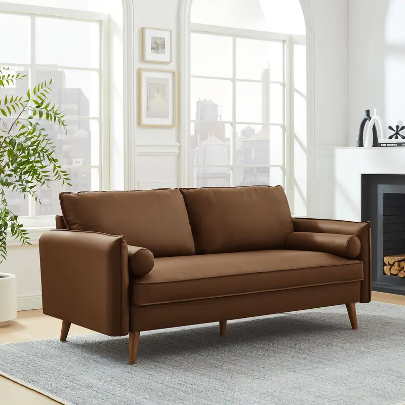 Revive Upholstered Vegan Leather Sofa by Modway