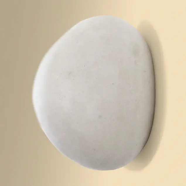 River Stone 9.8"L Wall Art By Gold Leaf Design Group