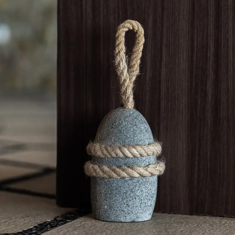 River Stone Door Stop Set of 4 By Garden Age Supply
