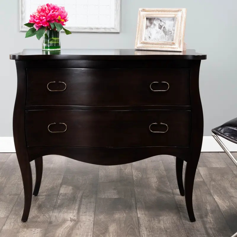 Rochelle Brown 2 Drawer Chest By Homeroots