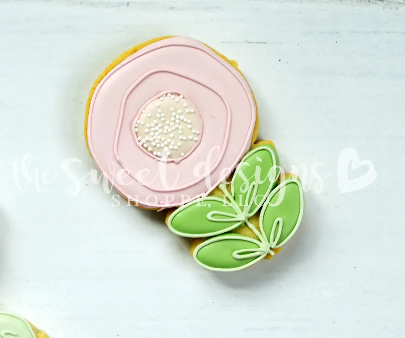 Round Funky Flower - Cookie Cutter