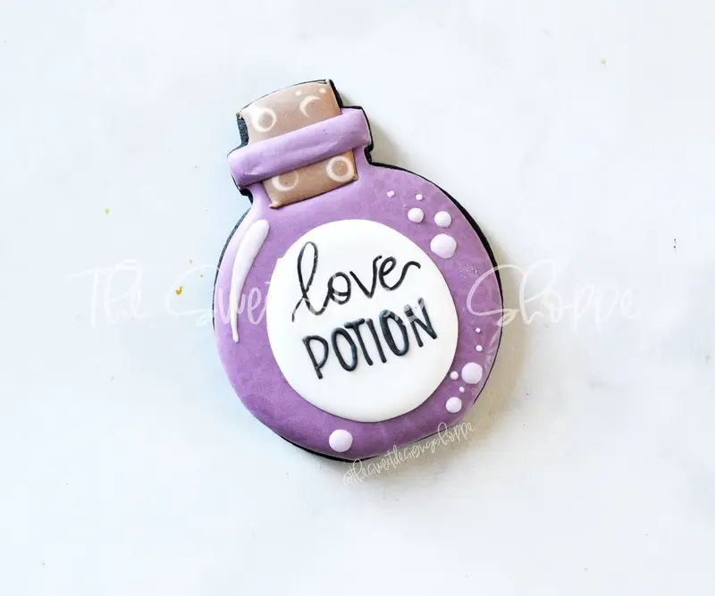Round Love Potion - Cookie Cutter