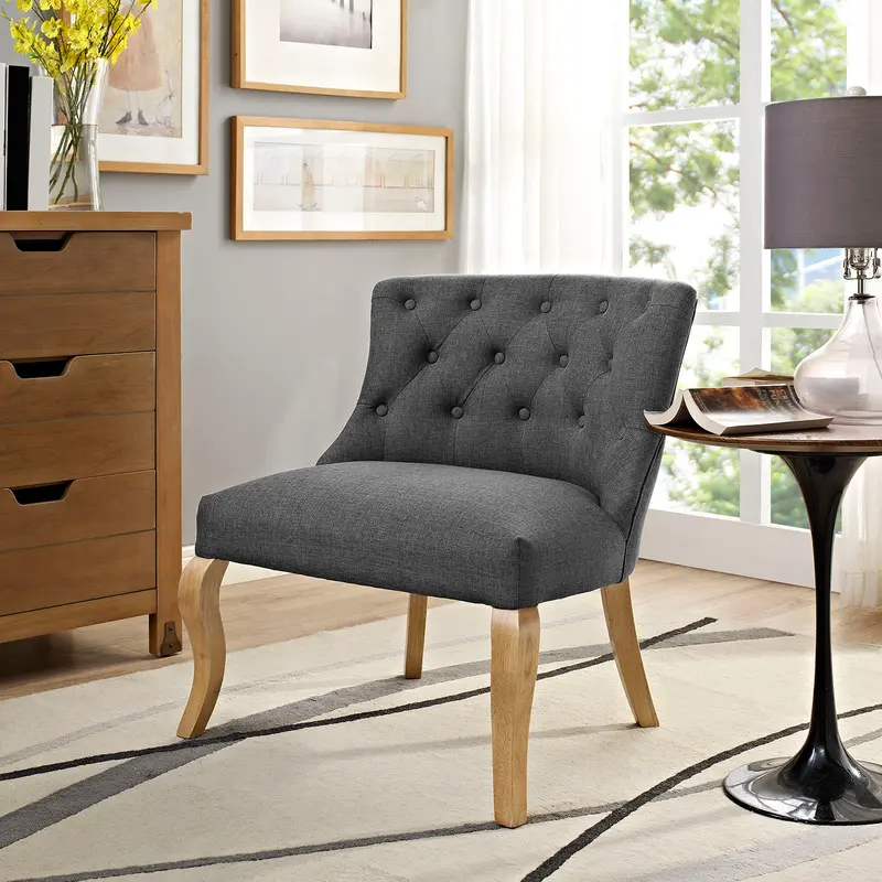 Royal Upholstered Fabric Armchair By Modway - EEI-1403