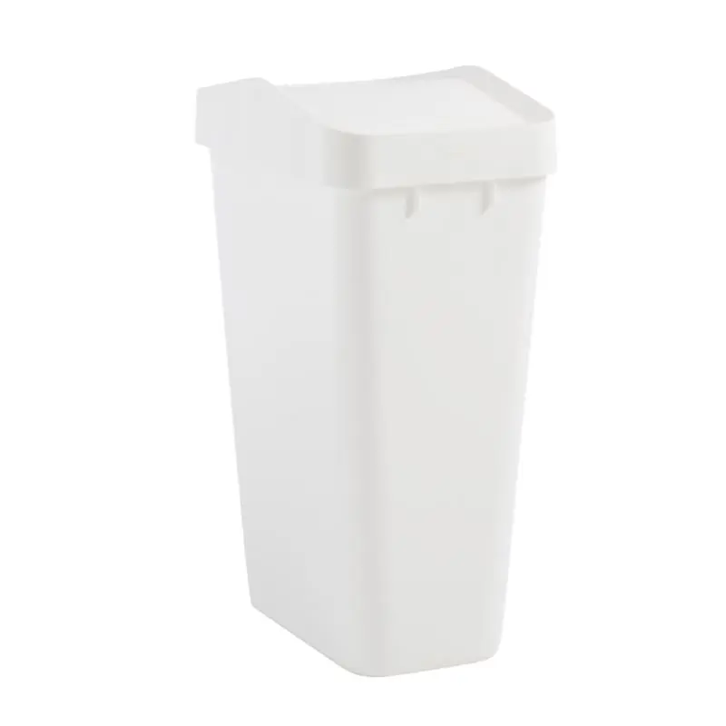 Rubbermaid 12.2 gal White Resin Trash Can (Pack of 6)