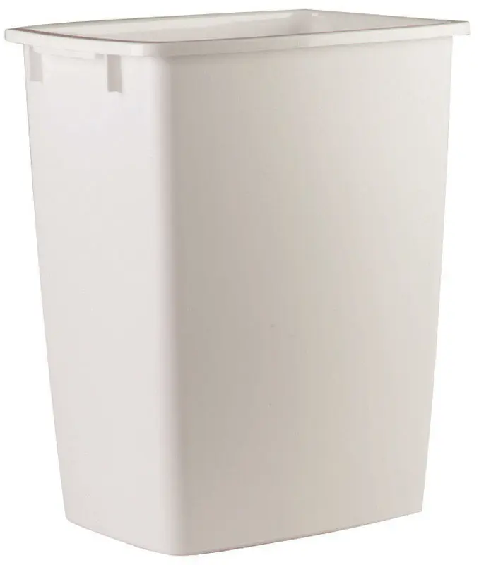Rubbermaid 9 gal. White Open Top Wastebasket (Pack of 6) - Deal of The Week