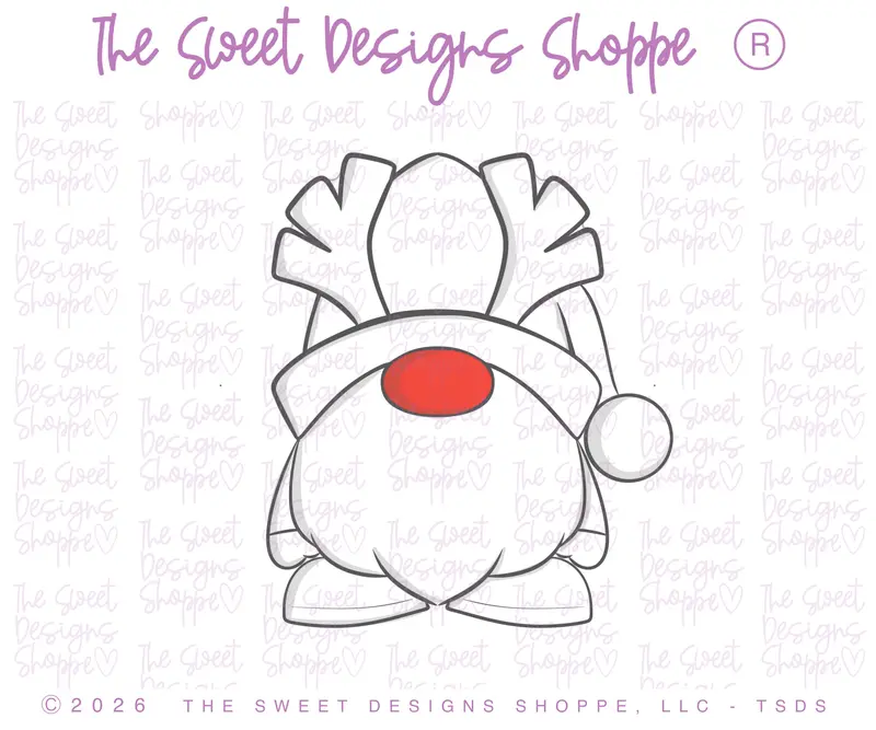 Rudoplh Gnome - Cookie Cutter