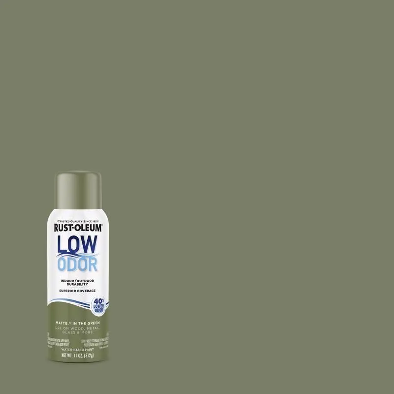 Rust-Oleum Low Odor Matte In The Green Spray Paint 11 oz