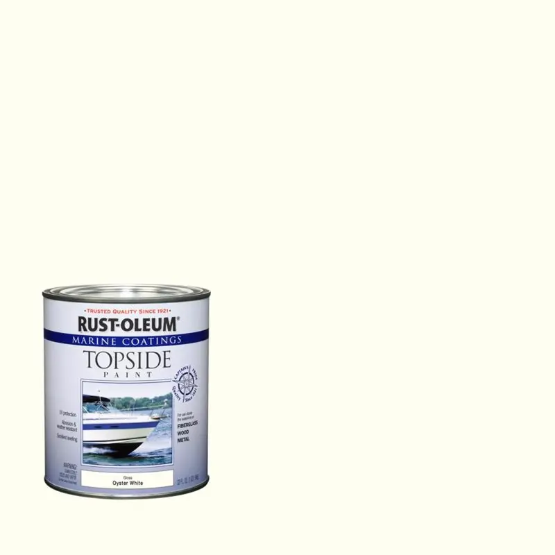 Rust-Oleum Marine Coatings Outdoor Oyster White Marine Topside Paint 1 qt (Pack of 2)