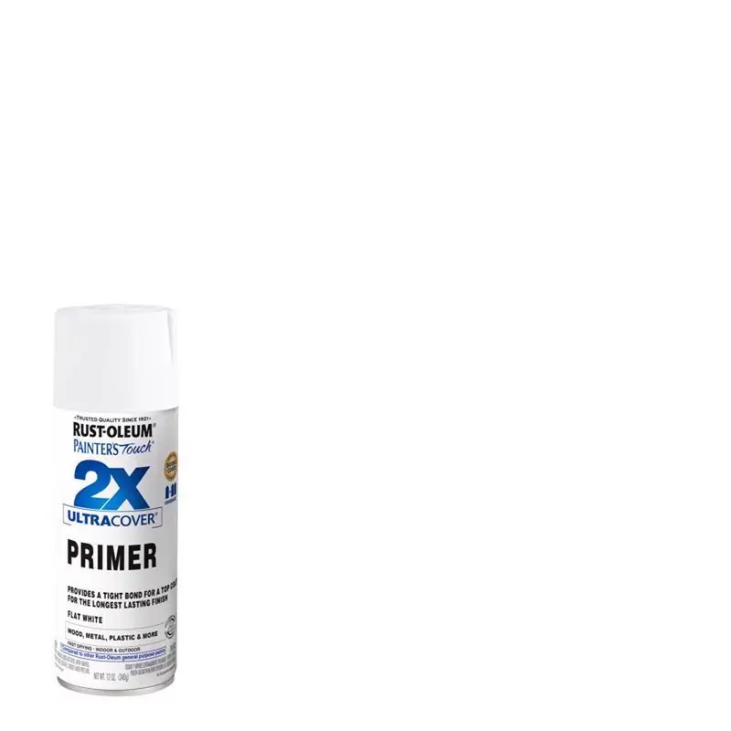 Rust-Oleum Painter's Touch 2X Ultra Cover Flat White Primer Spray 12 oz (Pack of 6) - Deal of The Week