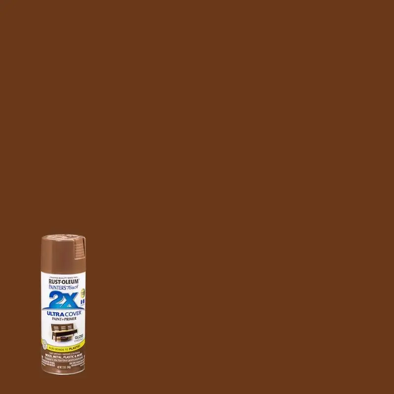 Rust-Oleum Painter'S Touch Ultra Cover Gloss Chestnut Spray Paint 12 Oz. (Pack Of 6) - Deal of The Week