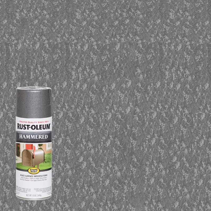 Rust-Oleum Stops Rust Hammered Gray Spray Paint 12 oz - Deal of The Week